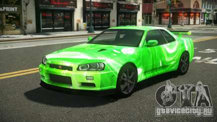 Nissan Skyline R34 L-Sport S11 для GTA 4