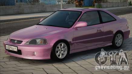 Honda Civic Sedan Pink для GTA San Andreas