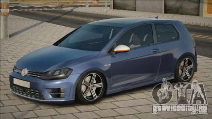 Volkswagen Golf R Blue для GTA San Andreas