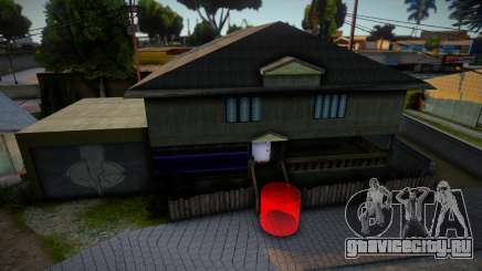 Halo Style Groove Street Gang Houses (Repaint) для GTA San Andreas