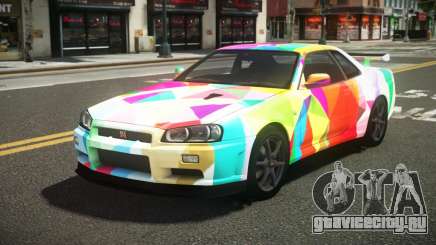 Nissan Skyline R34 L-Sport S5 для GTA 4