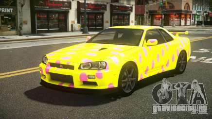 Nissan Skyline R34 L-Sport S1 для GTA 4