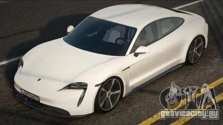 Porsche Taycan White CCD для GTA San Andreas