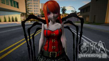 Skin de BLOB o (Chica con patas araña en espalda для GTA San Andreas