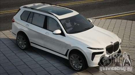 BMW X7 M60i 2023 White Ukr для GTA San Andreas