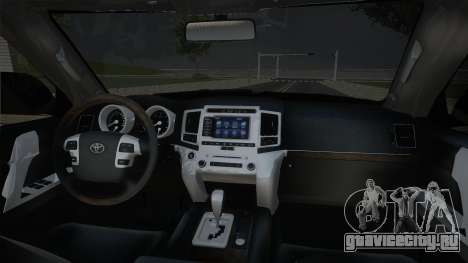 Toyota Land Cruiser 200 [Black] для GTA San Andreas