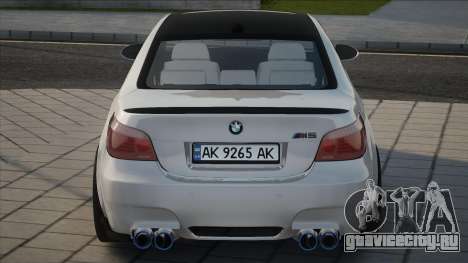 BMW M5 E60 UKR Plat для GTA San Andreas