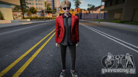 Skin Fivem Crimson Maroon Blazer для GTA San Andreas