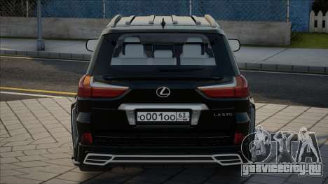 Lexus LX570 Black для GTA San Andreas