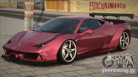 Ferrari 458 Red для GTA San Andreas