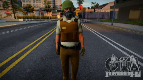 Полицейский в обмундировании 5 для GTA San Andreas