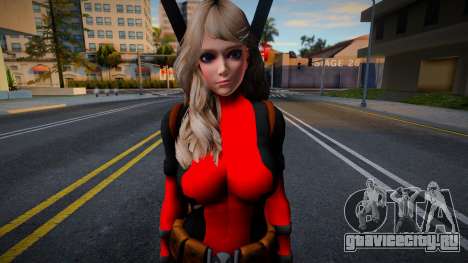 DOAXVV Amy - Lady Deadpool Outfit для GTA San Andreas