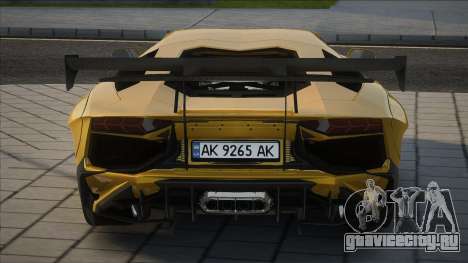 Lamborghini Aventador Yellow для GTA San Andreas