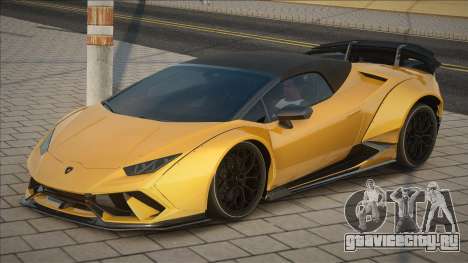 Lamborghini Huracan Tun [Yellow] для GTA San Andreas