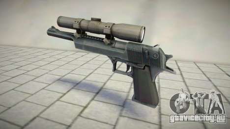Long Muzzle Desert Eagle (Meryl Gun) - MGS4 v2 для GTA San Andreas