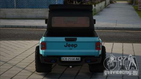 Jeep Gladiator Rubicon 2021 UKR Plate для GTA San Andreas