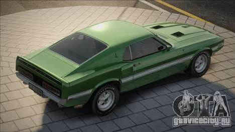 Shelby GT500 1969 [Green] для GTA San Andreas