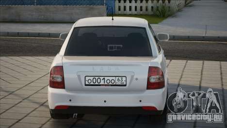 Lada Priora Sedan [White] для GTA San Andreas