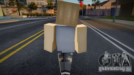 Gungrl3 Minecraft Ped для GTA San Andreas