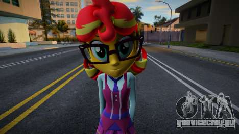 My Little Pony Sunset Shimmer School Uniform для GTA San Andreas