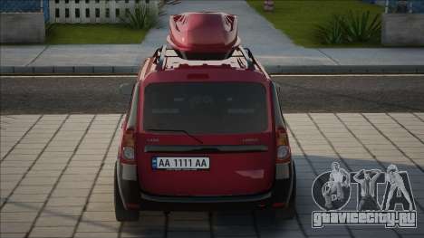 Lada Largus [Red] для GTA San Andreas