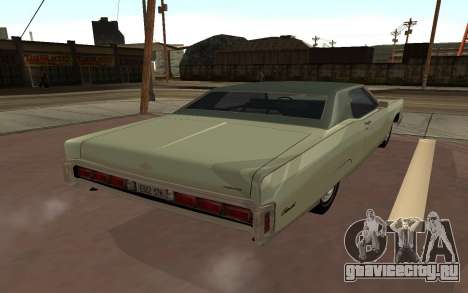 Lincoln Continental Town Coupe 1973 для GTA San Andreas
