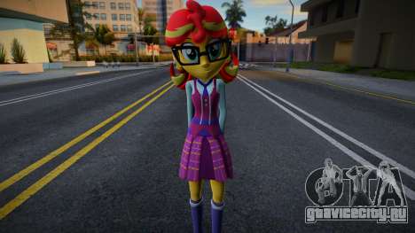 My Little Pony Sunset Shimmer School Uniform для GTA San Andreas