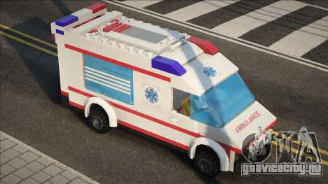 Lego Ambulance [CCD] для GTA San Andreas
