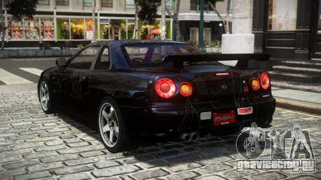 Nissan Skyline R34 E-Limited S12 для GTA 4