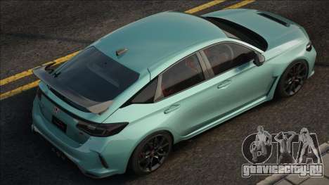 Honda Civic Oriel 2023 [Cyan Blue] для GTA San Andreas