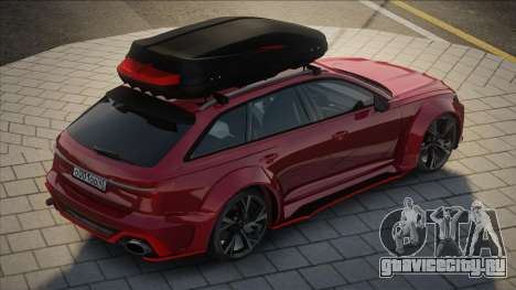 Audi RS6 C8 Red для GTA San Andreas