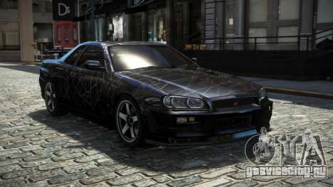 Nissan Skyline R34 E-Limited S12 для GTA 4