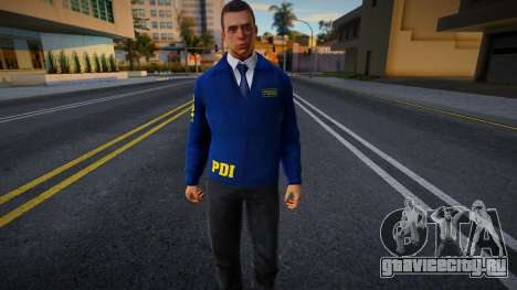 Полицейский в костюме для GTA San Andreas