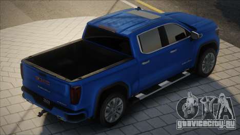 GMC Sierra Denali 2020 [Blue] для GTA San Andreas