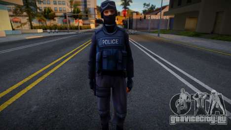 Swat Upscaled Ped для GTA San Andreas