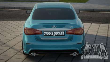 Infiniti Q70 [Blue] для GTA San Andreas