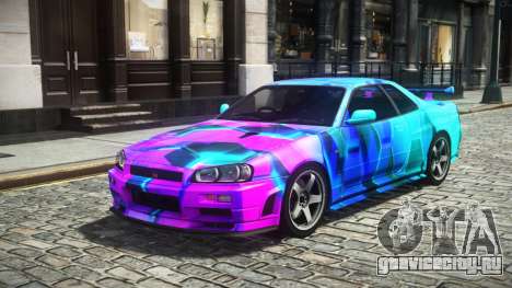 Nissan Skyline R34 E-Limited S8 для GTA 4