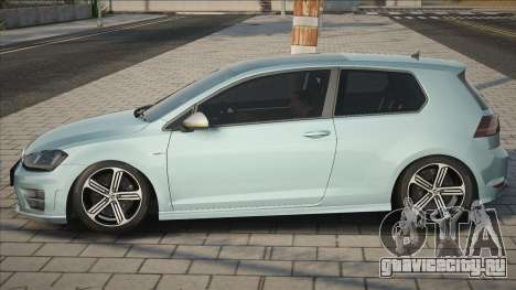 Volkswagen Golf R [Light Blue] для GTA San Andreas