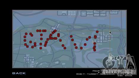 Неограниченное количество меток на карте для GTA San Andreas