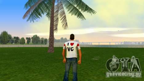 Tommy I Love VC T-Shirt для GTA Vice City