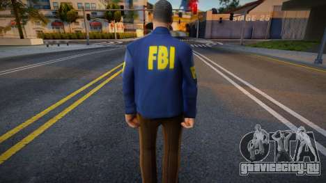 FBI Upscaled Ped для GTA San Andreas