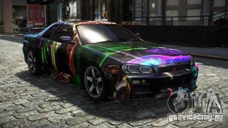 Nissan Skyline R34 E-Limited S7 для GTA 4