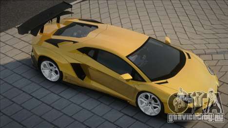 Lamborghini Aventador Yellow для GTA San Andreas