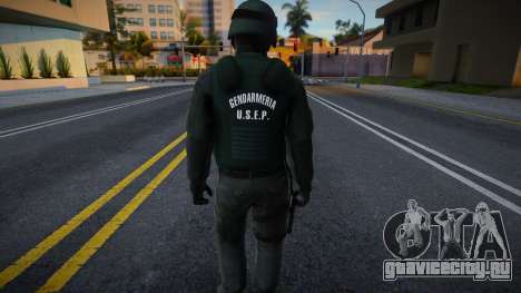 Полицейский в обмундировании 1 для GTA San Andreas