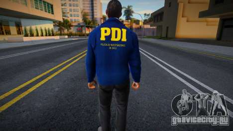 Полицейский в костюме для GTA San Andreas