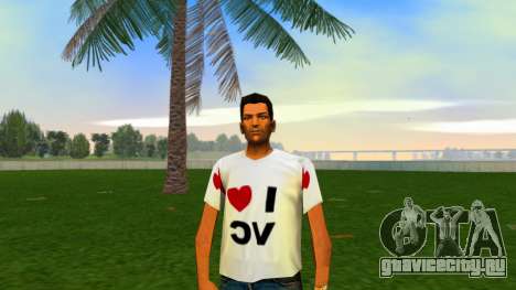 Tommy I Love VC T-Shirt для GTA Vice City