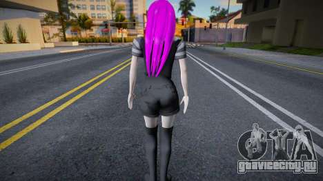 Mujer tipo Araña de Minecraft для GTA San Andreas