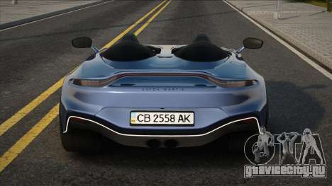 Aston Martin Speedster 2021 [UKR] для GTA San Andreas