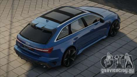 Audi RS6 2021 [Blue] для GTA San Andreas
