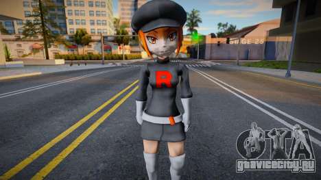 Femenina de Team Rocket Grunt de pokemon lets g для GTA San Andreas